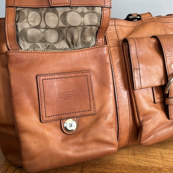 Coach Vintage Soho 6468 Brandy Tan Leather Shoulder Bag - Picture 6 of 16